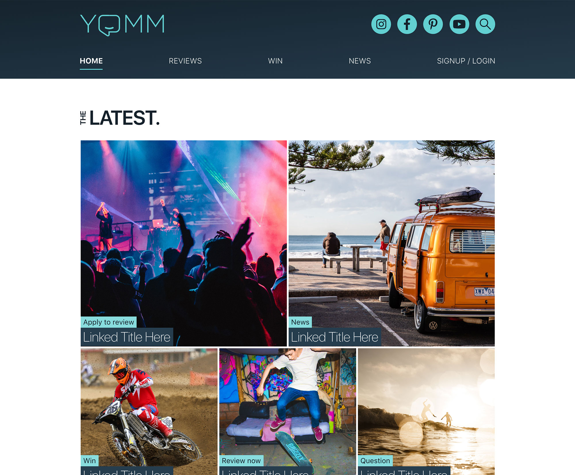 YOMM homepage